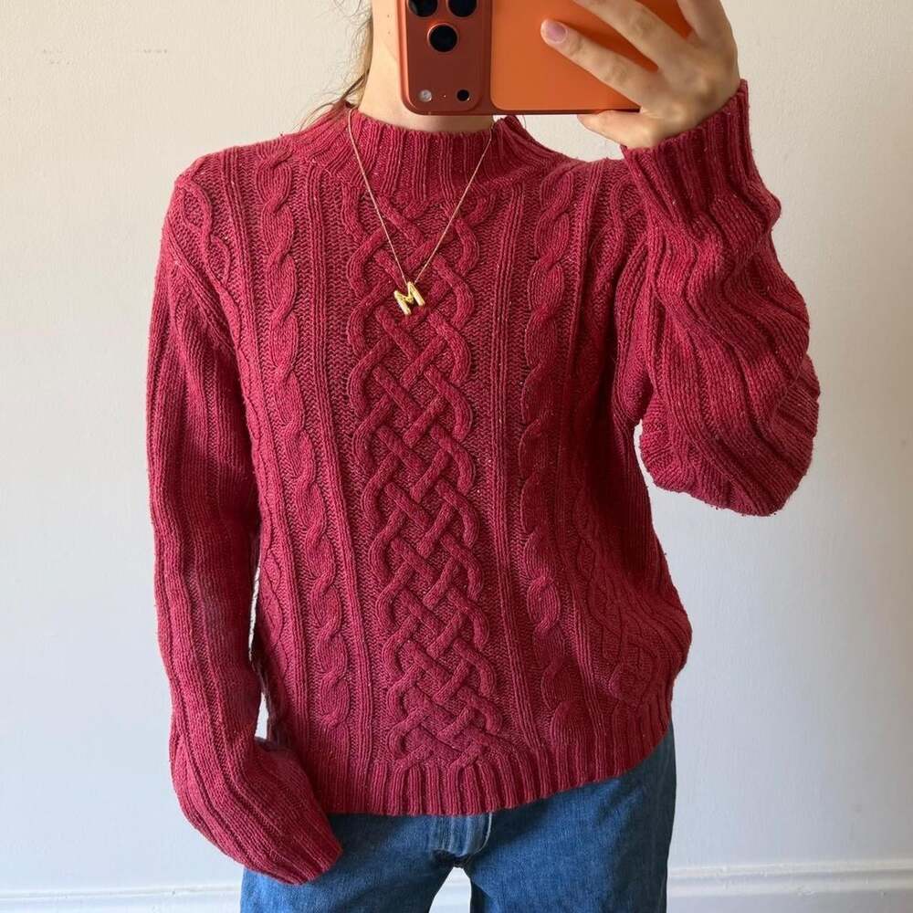 St. John's Bay Women's Red Jumper
